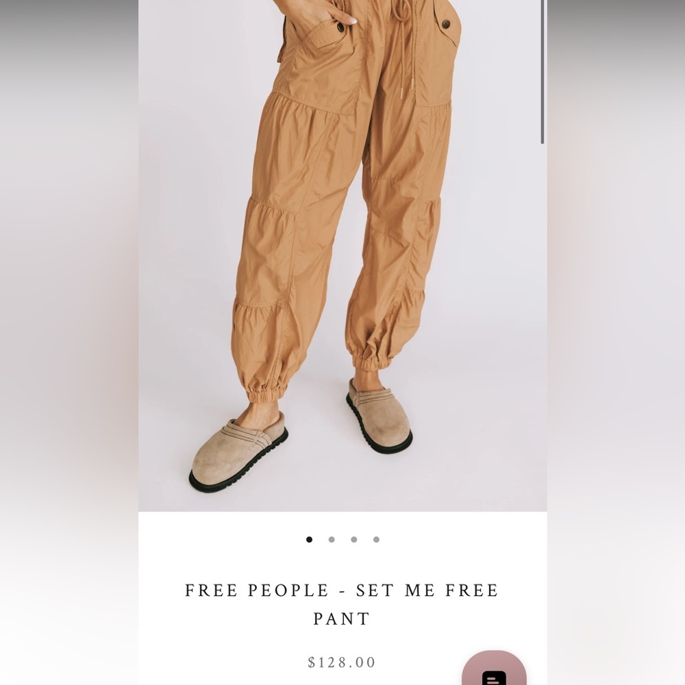 Free People Movement Set Me Free Cargo Pants XS Like NEW! - Picture 2 of 8